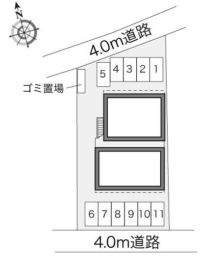 フェニックスｉｎ波島(22879)の駐車配置図