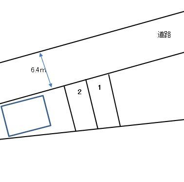 竹本駐車場の駐車配置図