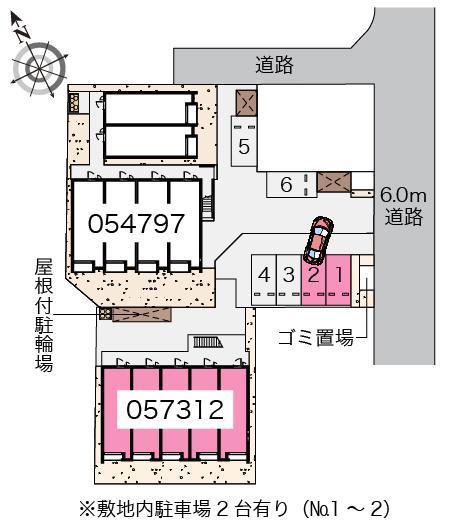 クレイノ希望(57312)の駐車配置図