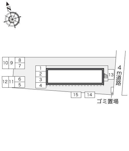 グラン　ルミエール(16949)の駐車配置図