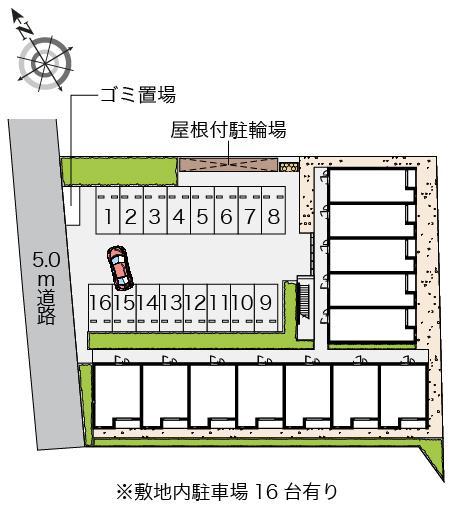 フローリッシュ船道(54742)の駐車配置図