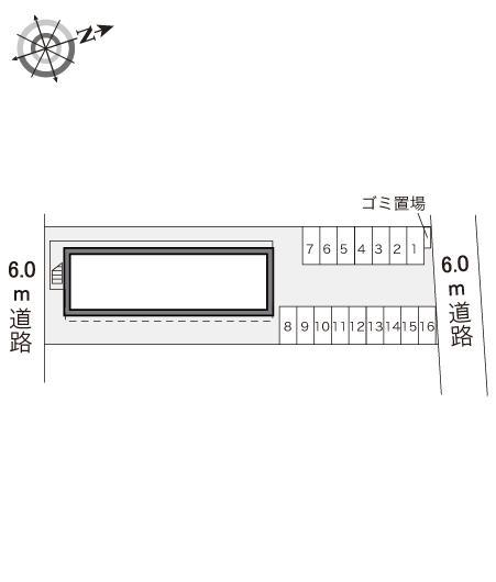 グリーンウッド(22185)の駐車配置図