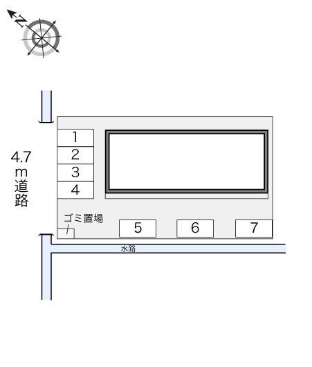 山竹(21613)の駐車配置図