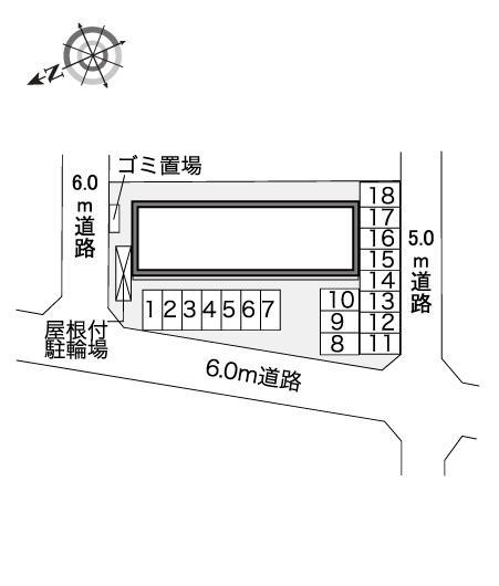 馬木(40769)の駐車配置図