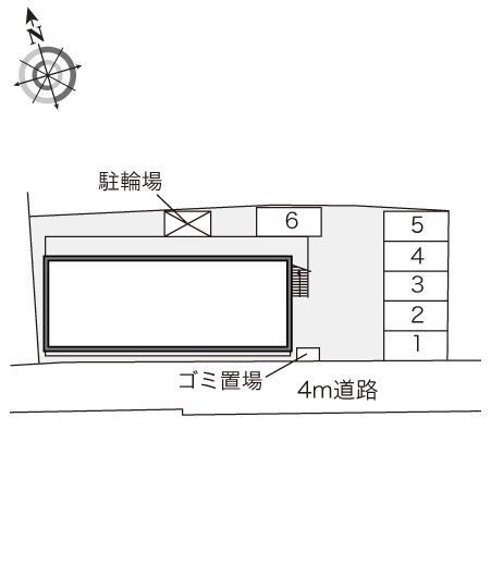 ソレーユ(17574)の駐車配置図