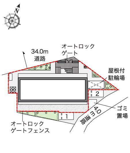 Ａｎｇｅｌ柏(43463)の駐車配置図