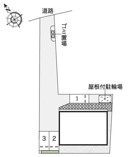 サンシャインきらら(48223)の駐車配置図