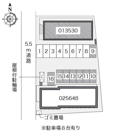 リターンオブハピネス(13530)の駐車配置図