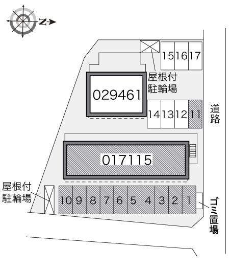 八日市(17115)の駐車配置図