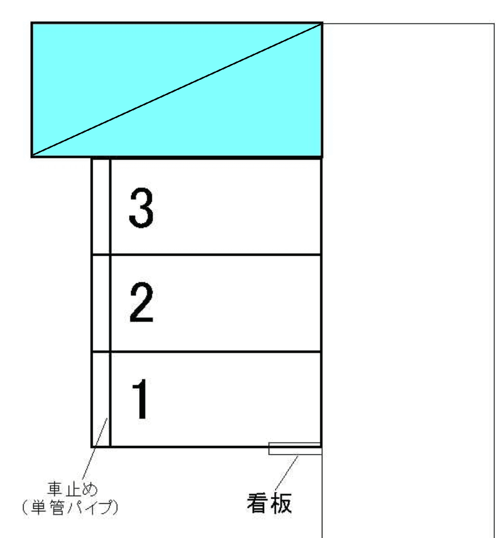 豊原町駐車場の駐車配置図