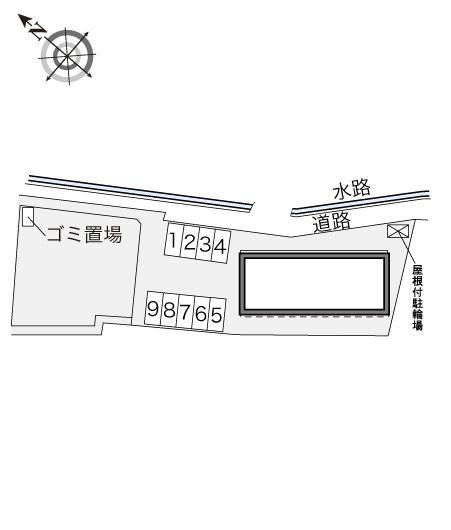 サングリエＫ(33723)の駐車配置図