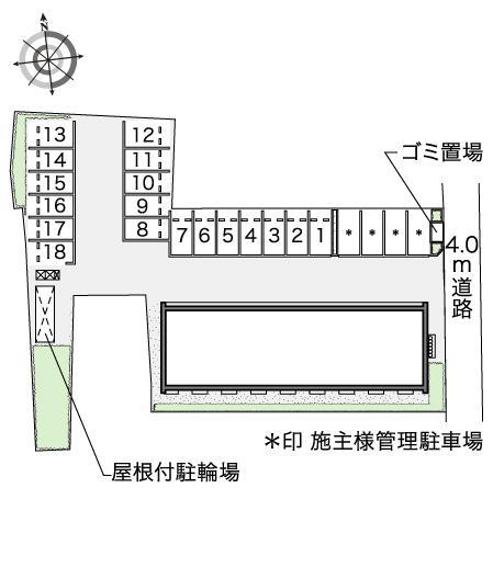 花梨(42432)の駐車配置図