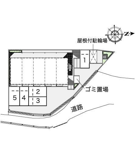 ル　シエル　ブルー(43102)の駐車配置図