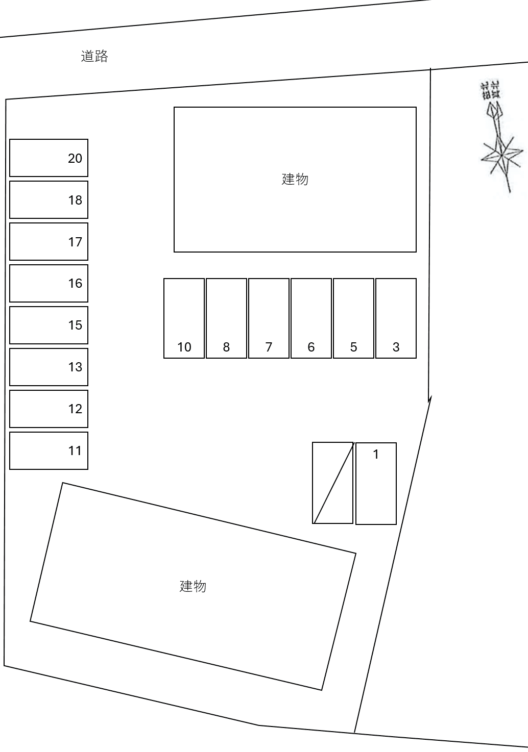 Ｌａ　Ｐｏｉｒｅ　Ａの駐車配置図