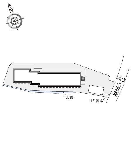 ミモザ(17974)の駐車配置図