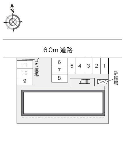 春陽(24450)の駐車配置図