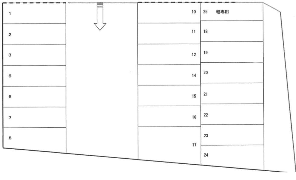 １０の駐車配置図