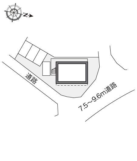 くれはⅡ(15776)の駐車配置図