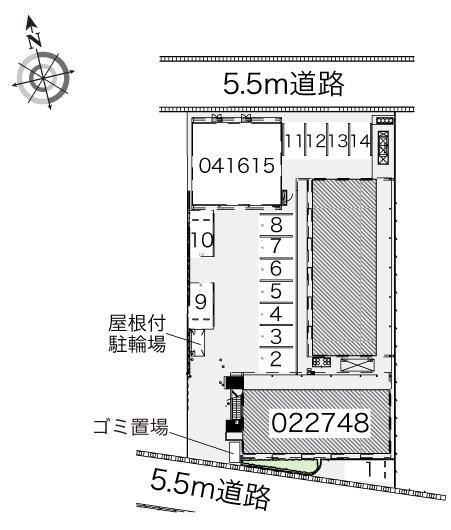 ａｙｕｎａ(22748)の駐車配置図