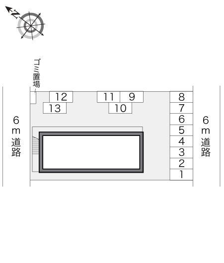 シャトル(12876)の駐車配置図