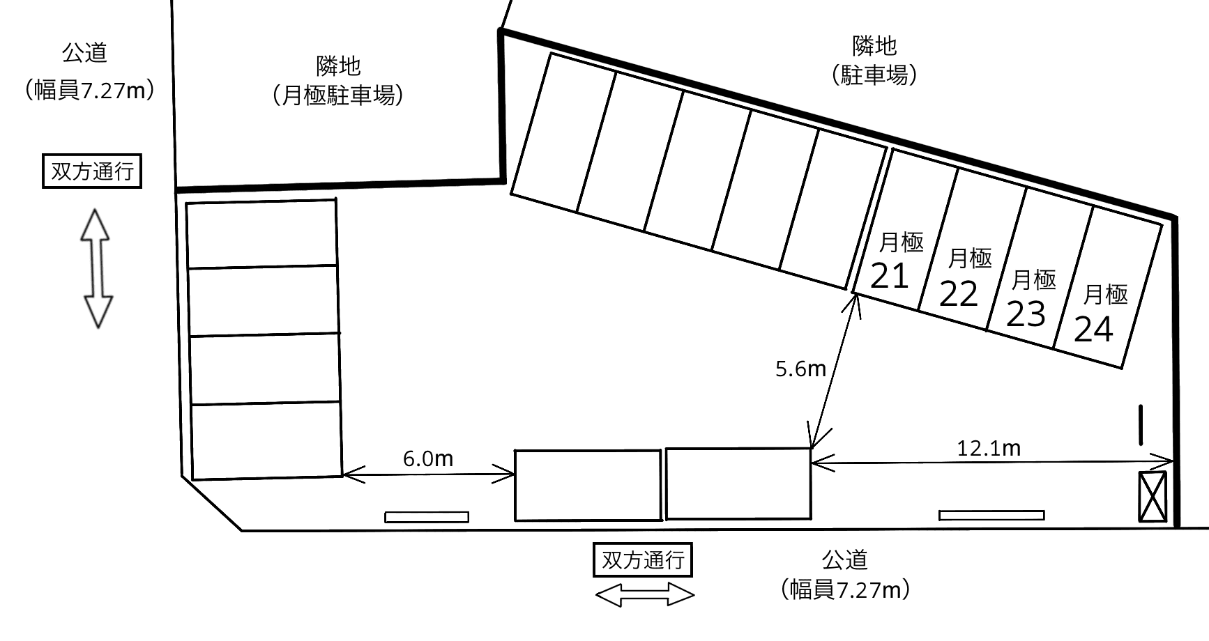 名古屋一番２丁目第３の駐車配置図