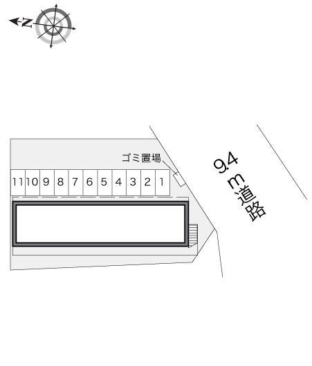 プレミール鳴門(18554)の駐車配置図
