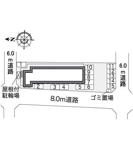 ラオ(36079)の駐車配置図