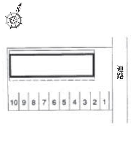 新富士(10201)の駐車配置図
