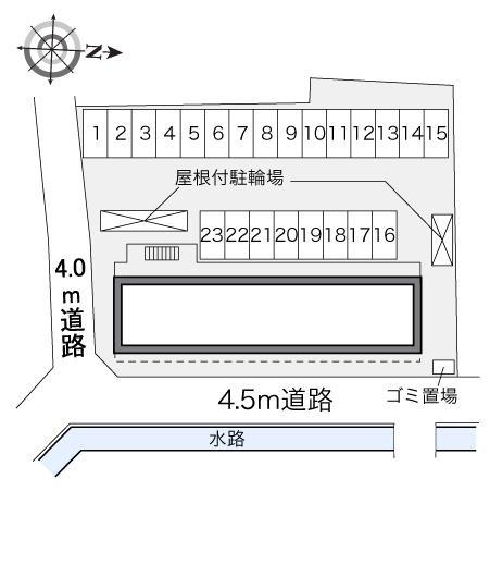 山王(34679)の駐車配置図