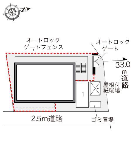 ビブハウス(34156)の駐車配置図