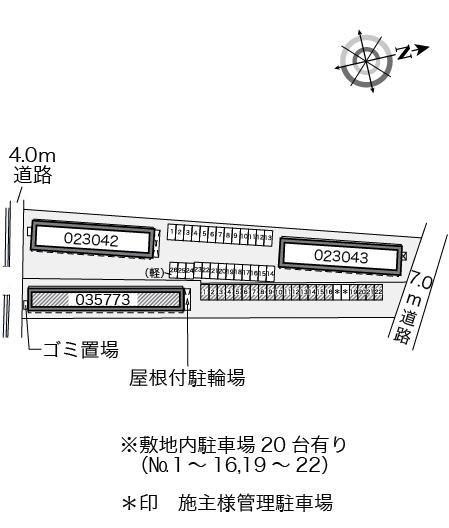シャルマン(35773)の駐車配置図