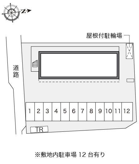 新城(15637)の駐車配置図