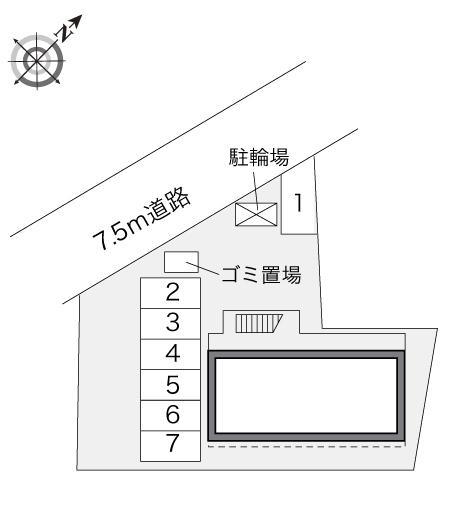 ＧＬＡＳＳＹ(24648)の駐車配置図