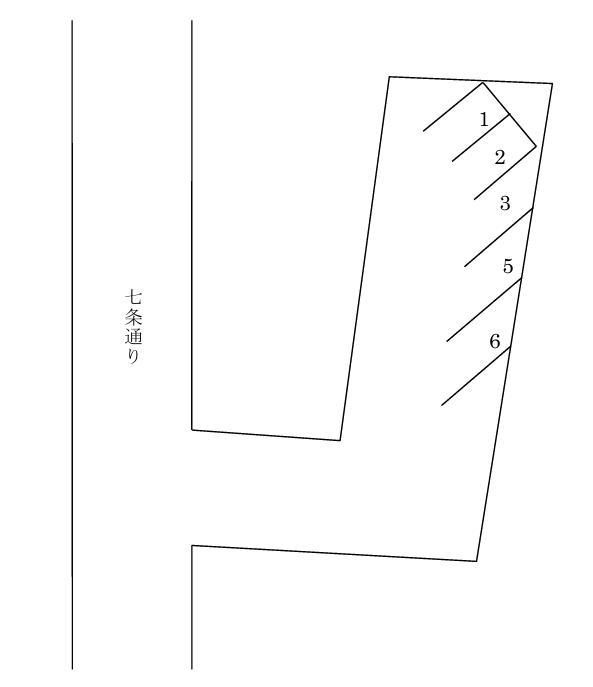 行永５８７駐車場の駐車配置図