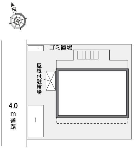 サンライズ船橋(32219)の駐車配置図