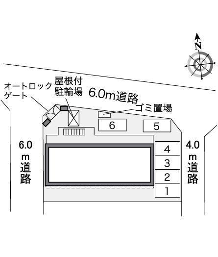 エミネンス壱番館(35372)の駐車配置図