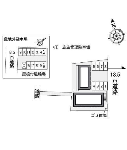 ＳＹＯＫＡＫＵ(36616)の駐車配置図