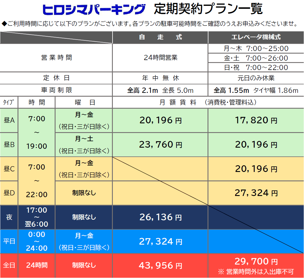 ヒロシマパーキング（エレベータ機械式）の外観・駐車場イメージ3枚目