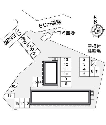 メゾン　コンフォール(27766)の駐車配置図