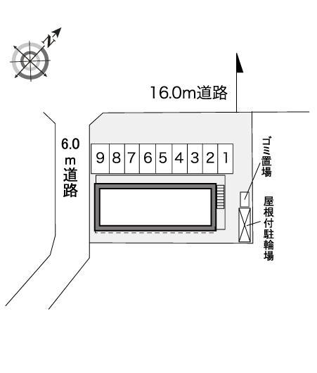 ロックルート(30299)の駐車配置図