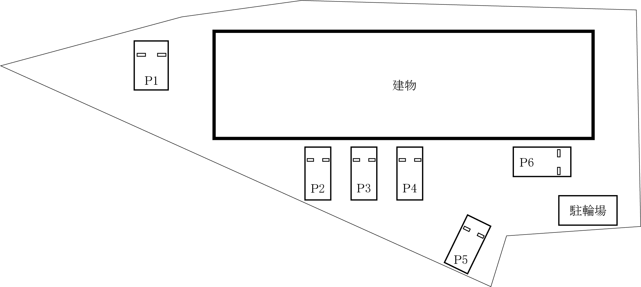 第一和泉コーポの駐車配置図