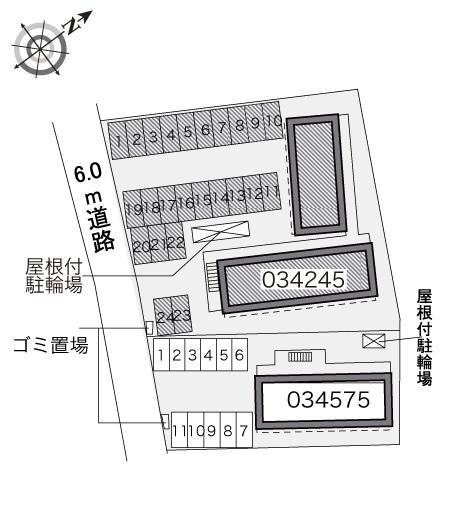 ＴＭ　Ｂｒｉｃｋ(34245)の駐車配置図