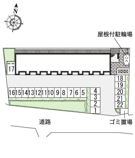 グランドゥール　Ｓ(46399)の駐車配置図