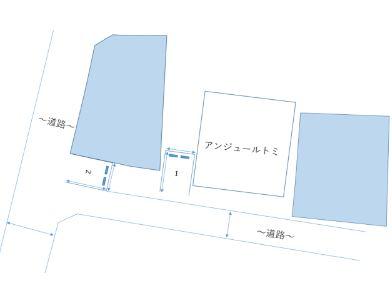 アンジュール　トミの駐車配置図