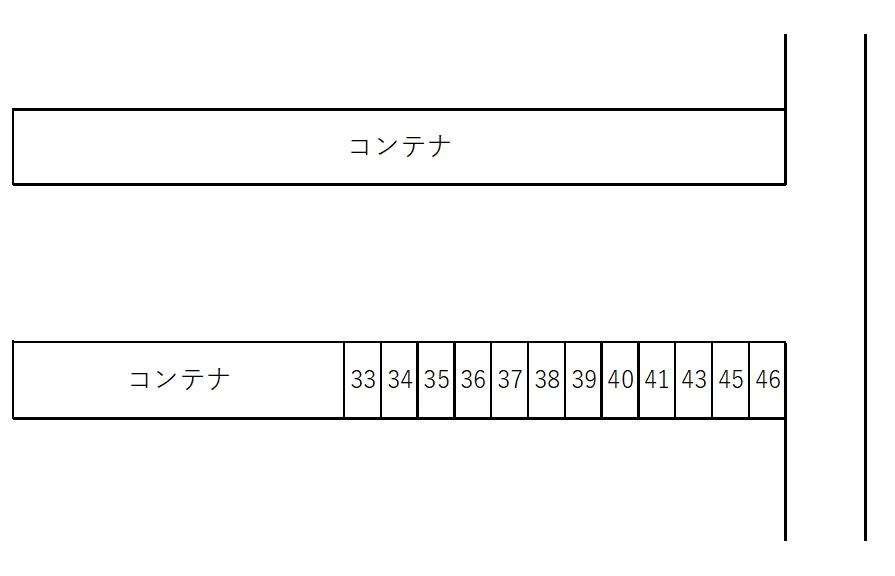 中川駐車場の駐車配置図