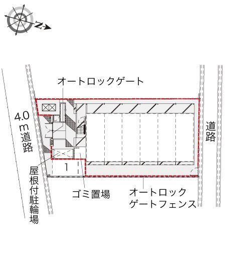 蜂ヶ岡(41052)の駐車配置図