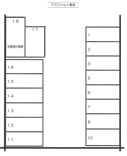 ３０７の駐車配置図
