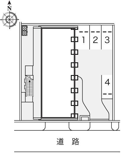 ＹＭ(13246)の駐車配置図