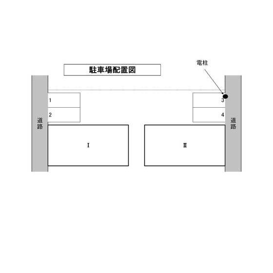 リヴィエール湘南Ⅱ駐車場の駐車配置図