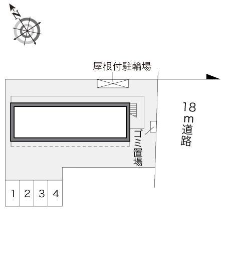ソレーユ(14552)の駐車配置図